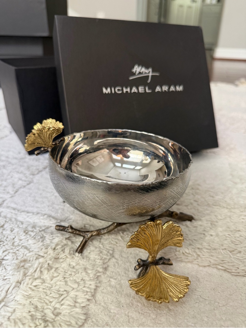 Michael Aram Butterfly Ginkgo Small Bowl - Picture 3 of 6